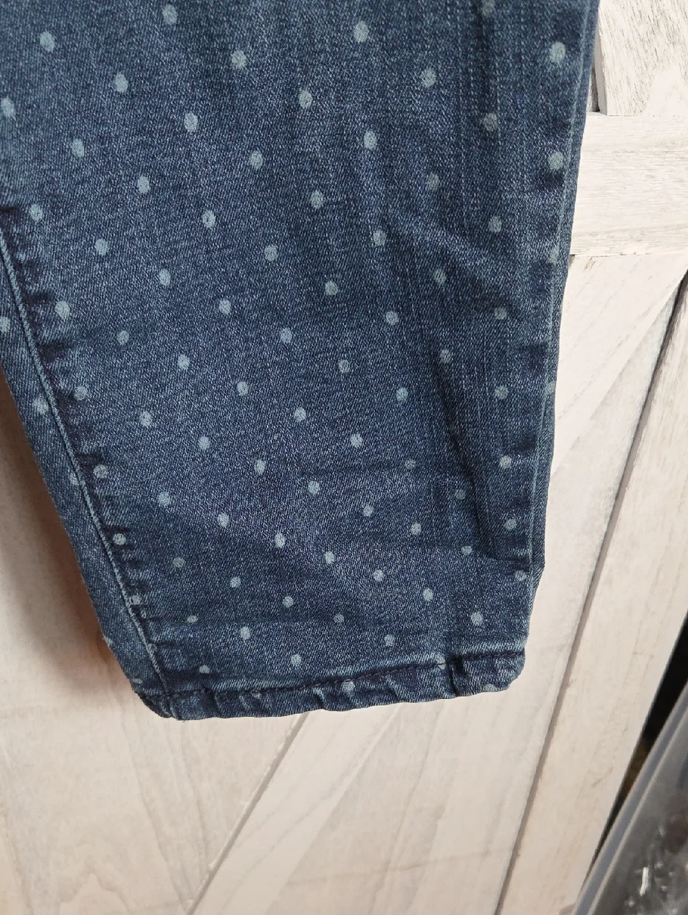 Earl Jeans Polka Dot Capri Jeans Size 18W